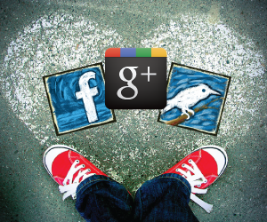 Google, Facebook and Twitter, sitting in a tree...